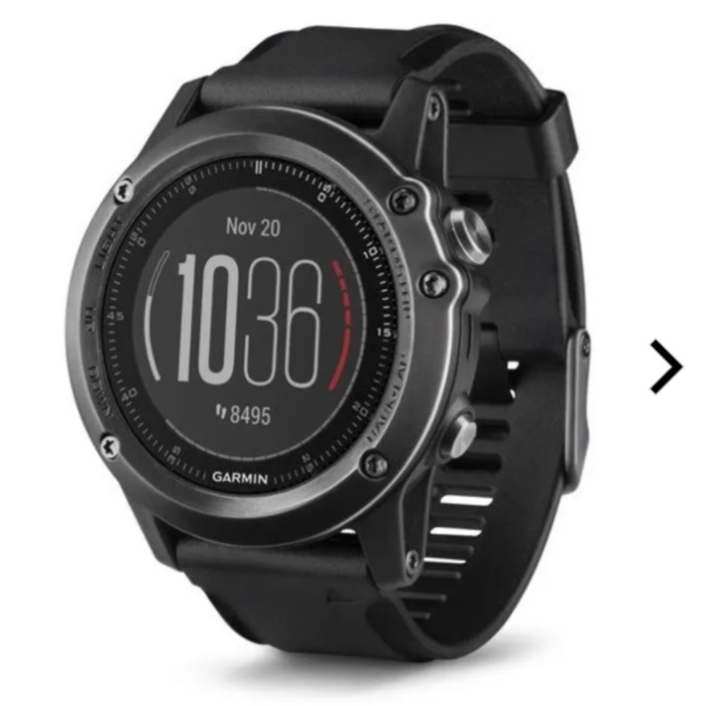 Garmin Sapphire Fenix 3 HR with Black Band